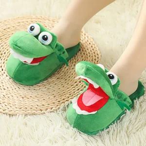 입벌리는 악어 실내화 슬리퍼 미끄럼방지 신발
