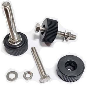 스텐 고무 조립형 조절좌 조절발 고무발 M6~M12