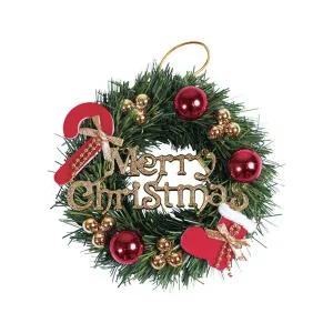 크리스마스 장식 9500 363 선물리스 20cm