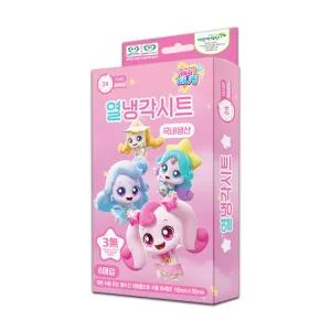 슈팅스타 캐치티니핑 열냉각시트 6매입 1개/영유아 아기 어린이 해열패치 냉찜질팩