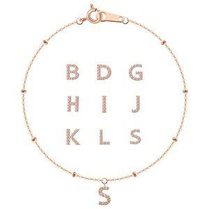 갤러리아 [골드팡] 14k 블랑쉬마이 이니셜 팔찌