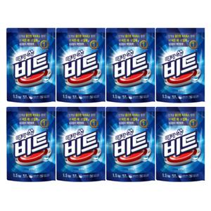 CJ라이온 비트 일반 1.5KG 8개 가루세제 리필 파우치