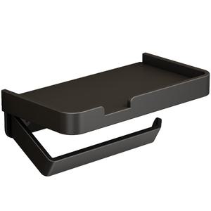 무타공 휴지걸이 화장지걸이 알루미늄 선반형