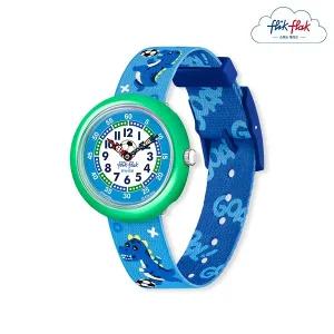 [플릭플락][본사]  플릭플락 유아용 시계 SOCCEROZAURUS FBNP209