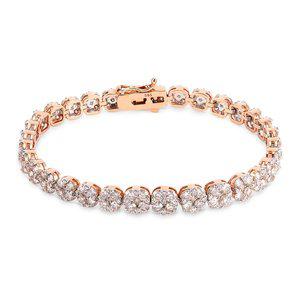 [도로시] 14k 러브 홀릭 다이아몬드 테니스 팔찌(총 6.54CT)