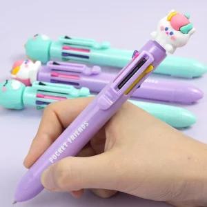 피규어 8색볼펜 세트 캐릭터 노크식 0.7mm 20개 단체 선물