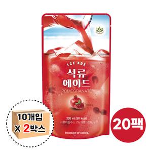석류에이드 주스 코스트코 편의점 에이드 아이스 음료 파우치 20팩