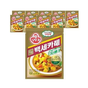오뚜기 백세카레 순한맛 100g 10개