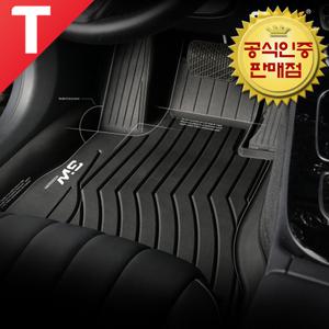 EV6 3W 에코라이너 TPE 매트 1열+2열 풀세트 5D 6D 입체 고무 카매트