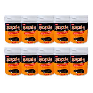 뉴케이팜 두더지싹 블럭 두더쥐 들쥐 퇴치약 퇴치제 두더지약 쥐약 살서제 농작물보호 100g x 10통