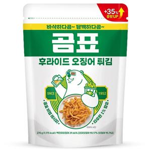 곰표 후라이드 오징어 튀김 270g 1개