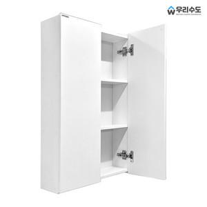 우리수도 화이트 500Ⅹ800장 화이트장 욕실장 화장실장 욕실수납장