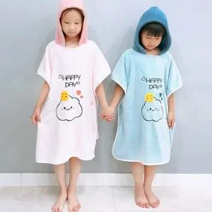 구르미 아동 유아 후드 비치타올 흡수빠른 키즈 초등 비치 물놀이 수영 비치타월