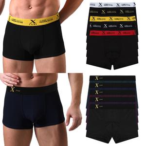 트라이 X존 드로즈 5매 세트 사각 남성 팬티 빅사이즈 남자 속옷 골드/블랙라벨