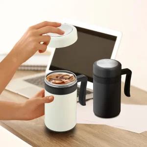 엣모어 보온보냉 스텐 텀블러(450ml) / 손잡이컵 사무실 차량 캠핑