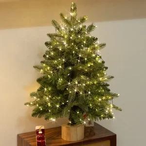 크리스마스 미니트리 나무 무장식 고급 울창한 초록숲 60cm 소형 테이블 탁상용 전나무 PE PVC