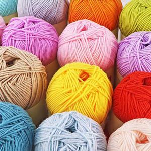 밀키코튼 뜨개실 부드러운 털실 인형실 코바늘 모자 목도리 가방 만들기 44종