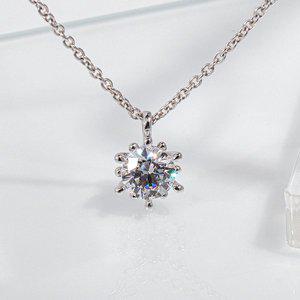 [샤밍주얼리]1캐럿 GIA 랩그로운 다이아 목걸이 버블 펜던트형 프러포즈 기념일 선물