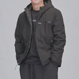 [Calvin Klein ]캘빈클라인 소로나 방수 자켓 스티치 후드 점퍼