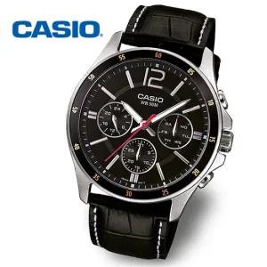 [정품] CASIO 카시오 MTP-1374L-1A 남성 정장 가죽시계