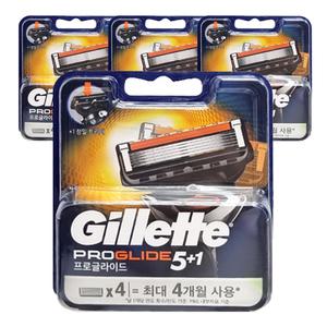 질레트 프로글라이드 플렉스볼 매뉴얼 면도날 4입 X 4개 / 정품