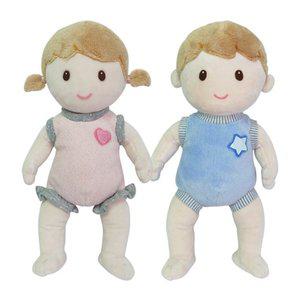 [매직캐슬]MC90353 유아인형 핑크 블루 세트 2종