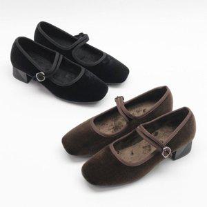 [신세계몰]라파파 벨벳 등밴드 로퍼 S1141