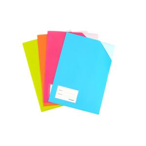 예쁜색감 L형홀더 서류커버 파스텔색 클리어파일 서류보관 깔끔한케이스