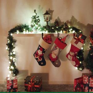 현관출입문 크리스마스리스 대형니스 가렌더 갈란드 2.7M