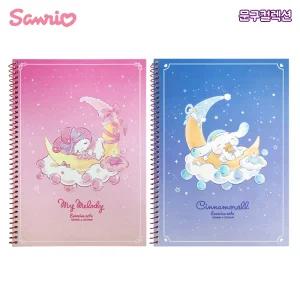 산리오 무선연습장 캐릭터 공책 신학기 무선노트 문구 팬시 스프링노트 쿠로미 시나모롤 마이멜로디