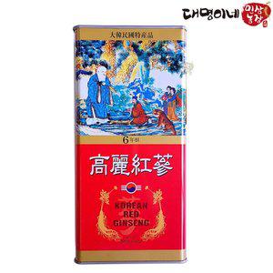 [대명이네 인삼농장]6년근 홍삼 특대편 캔 10뿌리이하(300g)/건홍삼