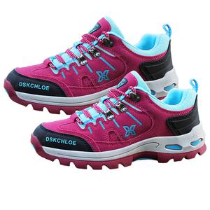 르블랑 스포츠 미끄럼방지 트레킹 등산화, 핑크, 240