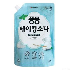 퐁퐁 베이킹소다 1200ml 1개, 1.2L 주방 세척제 세정제 세제 리필 대용량