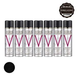더마클라센 스타일앤 볼륨짱짱 흑채 스프레이 블랙 120ml x7