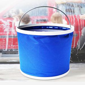 접이식 휴대용 세차바케스 세차용 투명 버킷 세차통 바구니 물통 자동차 캠핑 등산 물통