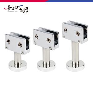 [용감한철물] 유리 3종 브라켓 욕실칸막이 샤워부스발 유리선반 유리고정 받침대