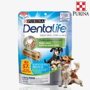 퓨리나 덴탈라이프 덴탈껌 치석제거 개껌 미니 24p