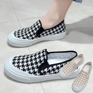 [로즈엘리]클래식 패턴무늬 여름 슬립온 키높이신발 2컬러