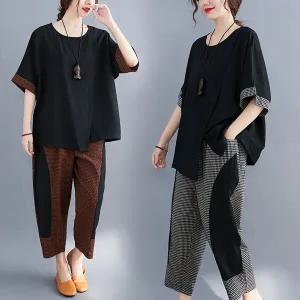 [스칼랩] 린넨 이지웨어 세트