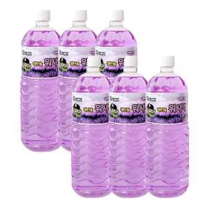 [보리보리/산도깨비]산도깨비 에탄올 워셔액 1.8L 라벤더향 X 6개