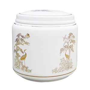 명품 국산 유골함 황토 옹기  납골함 수목장 봉안함 송학 금장 소나무 학