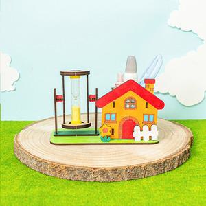 다용도 연필꽂이 만들기 키트 모래 시계 세트 다기능 연필 홀더 diy 재료 펜꽂이 초등 창의적 체험 활동