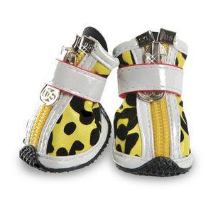 도기스쿨 애견신발 호피신발