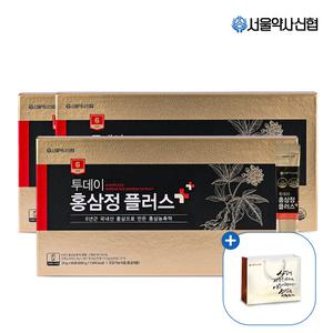 서울약사신협 투데이 홍삼정 플러스 60포 3세트 (총 180포) 쇼핑백 포함