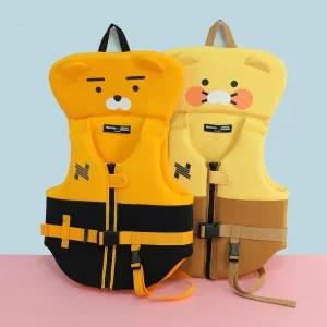 카카오프렌즈 춘식이 낫소 구명조끼 경량 네오플랜 유아 아동 어린이 아기 부력복 수영조끼