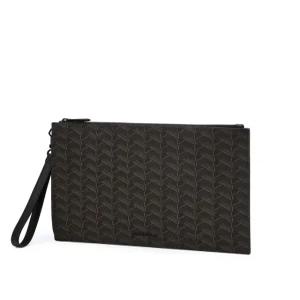 질스튜어트 액세서리 남성 [ROSELLA] 로젤라 브라운 로고장식 클러치백 JUBA4F354W2