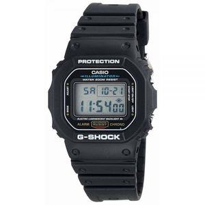 Casio 남성용 지샥 레진 스트랩 쿼츠 손목시계 DW5600E-1V250068