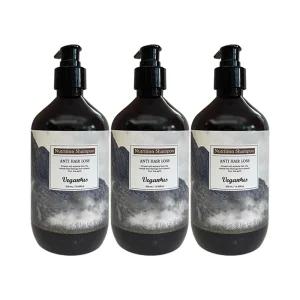 비건어스 뿌리보강 뉴트리션 탈모샴푸 500ml 3개 / 써클