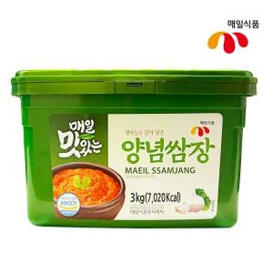 [매일식품] 생마늘을 갈아 넣은 맛있는 양념 쌈장 3kg 1개