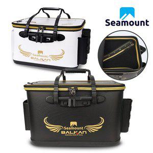 [시마운트] 낚시 밑밥통 이중덮개 45cm 고급 크릴바구니 살림통